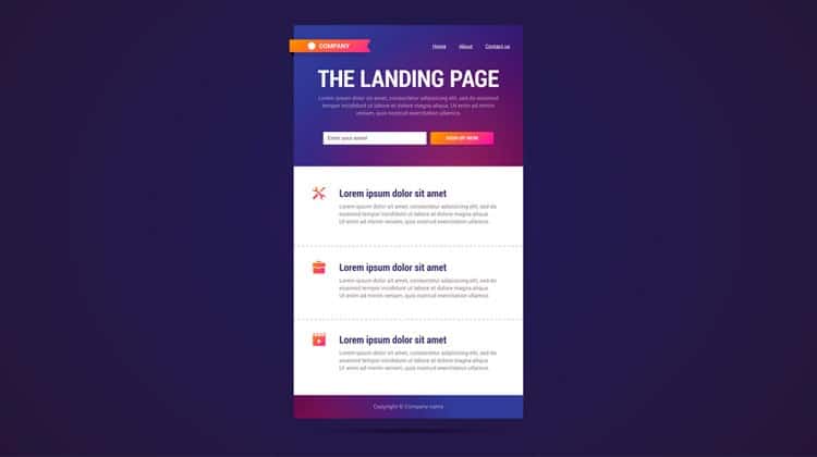Leading pages templates